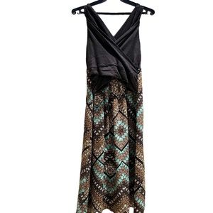 Anthropologie Amadi Stretch Sleeveless Slip-on Lola Cross Front Dress